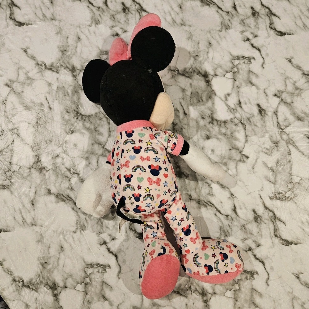 Disney Minnie Mouse Plush Bundle Pink Polka Dot Build‎ A Bear & Minnie PJ Outfit - Picture 3 of 9